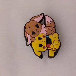 🐊3/$10 Pikachu and Eevee Switch Shoe Charm